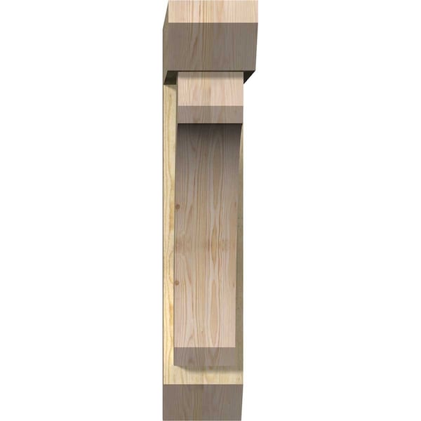 Legacy Slat Rough Sawn Bracket W/ Offset Brace, Douglas Fir, 8W X 32D X 40H